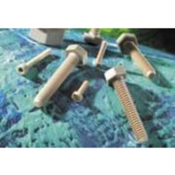1 in Slotted Pan Machine Screw, Natural PEEK, Professional Plastics, Mfr#: HSCREWPEEK0-80X.250SLOTPANHD